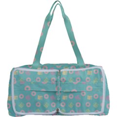 Teal Donuts And Milk Multi Function Bag	