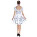 White Milk Hearts Short Sleeve Bardot Dress View2