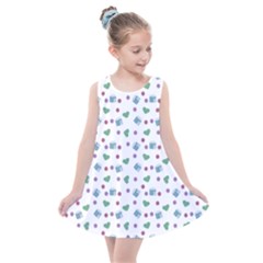 White Milk Hearts Kids  Summer Dress