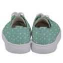 Teal Milk Hearts Kids  Low Top Canvas Sneakers View4