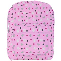 Pink Milk Hearts Full Print Backpack by snowwhitegirl