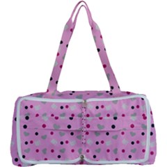 Pink Milk Hearts Multi Function Bag	