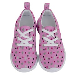 Pink Milk Hearts Running Shoes by snowwhitegirl