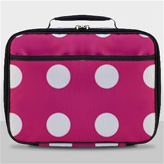 Pink Dot Full Print Lunch Bag by snowwhitegirl