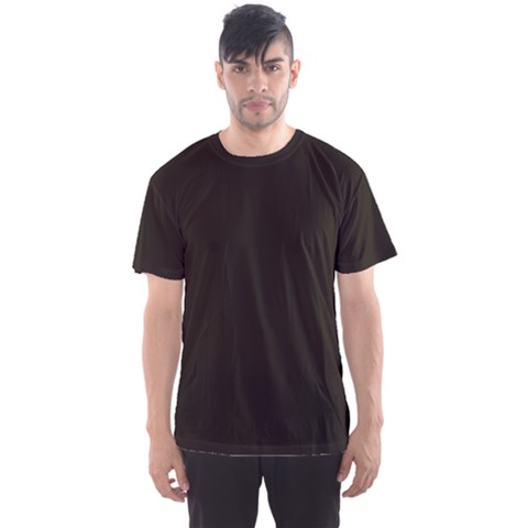 Dark Brown Men s Sports Mesh Tee by snowwhitegirl