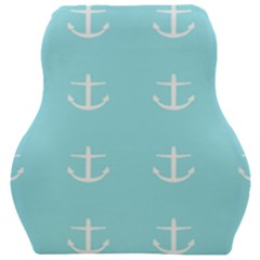 Aqua Anchor Car Seat Velour Cushion 