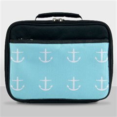 Aqua Anchor Lunch Bag by snowwhitegirl