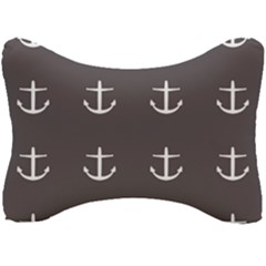 Grey Anchors Seat Head Rest Cushion