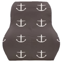 Grey Anchors Car Seat Back Cushion 