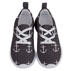 Grey Anchors Running Shoes