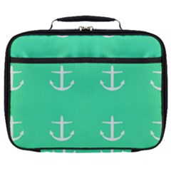 Seafoam Anchors Full Print Lunch Bag by snowwhitegirl