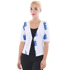 Milk Carton Cropped Button Cardigan