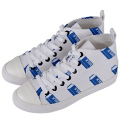 Milk Carton Women s Mid-top Canvas Sneakers