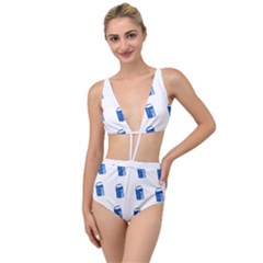 Milk Carton Tied Up Two Piece Swimsuit