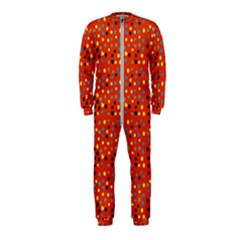 Red Retro Dots Onepiece Jumpsuit (kids) by snowwhitegirl