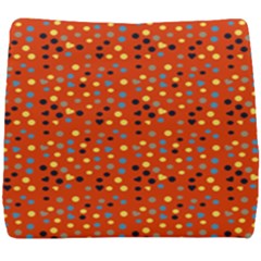 Red Retro Dots Seat Cushion by snowwhitegirl