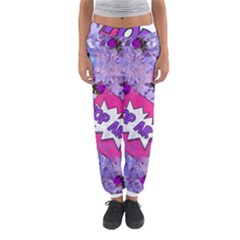 Purple Retro Pop Women s Jogger Sweatpants by snowwhitegirl