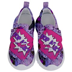 Purple Retro Pop Velcro Strap Shoes by snowwhitegirl