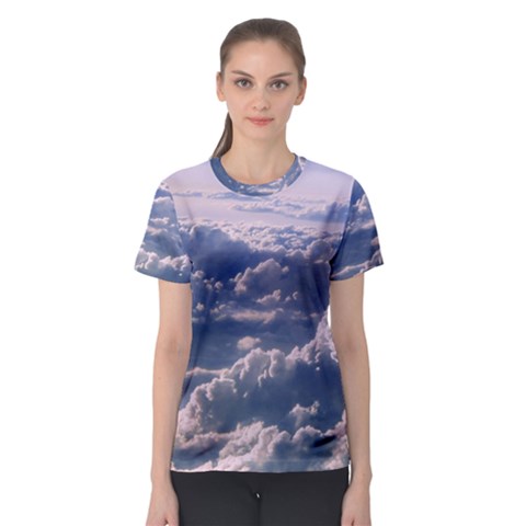 In The Clouds Women s Sport Mesh Tee by snowwhitegirl