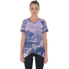 In The Clouds Cut Out Side Drop Tee by snowwhitegirl