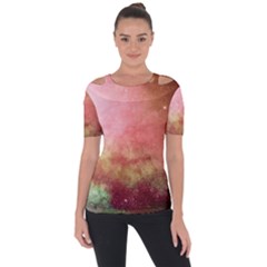 Galaxy Red Short Sleeve Top by snowwhitegirl