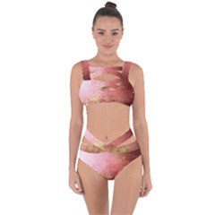 Galaxy Red Bandaged Up Bikini Set  by snowwhitegirl