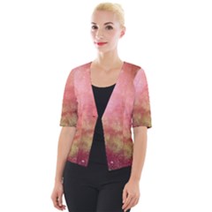 Galaxy Red Cropped Button Cardigan by snowwhitegirl