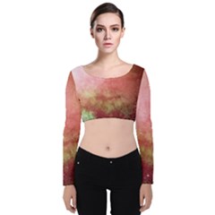 Galaxy Red Velvet Crop Top by snowwhitegirl