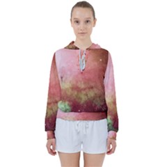 Galaxy Red Women s Tie Up Sweat by snowwhitegirl