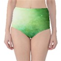 Galaxy Green Classic High-Waist Bikini Bottoms View1