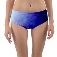 Galaxy Reversible Mid-waist Bikini Bottoms by snowwhitegirl