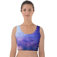 Galaxy Velvet Crop Top by snowwhitegirl