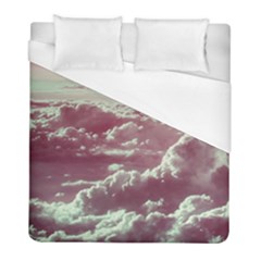 In The Clouds Pink Duvet Cover (full/ Double Size) by snowwhitegirl