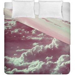 In The Clouds Pink Duvet Cover Double Side (king Size) by snowwhitegirl