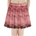 Red  Ocean Splash Pleated Mini Skirt View1