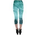 Green Ocean Splash Capri Leggings  View2