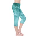 Green Ocean Splash Capri Leggings  View4