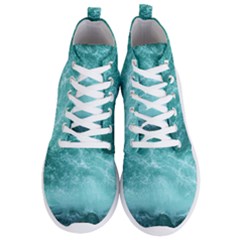 Green Ocean Splash Men s Lightweight High Top Sneakers