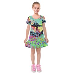 Wow Kids  Short Sleeve Velvet Dress by snowwhitegirl