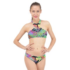 Wow High Neck Bikini Set