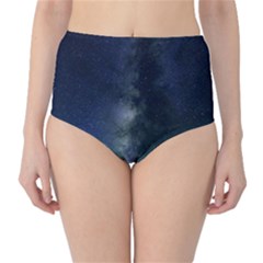 Galaxy Sky Classic High-waist Bikini Bottoms by snowwhitegirl