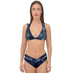 Galaxy Sky Double Strap Halter Bikini Set by snowwhitegirl