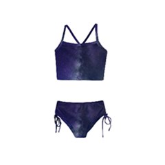 Galaxy Sky Purple Girls  Tankini Swimsuit