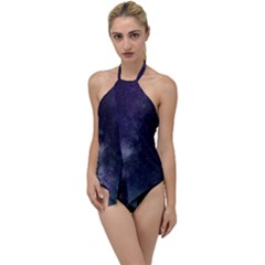 Galaxy Sky Purple Go With The Flow One Piece Swimsuit