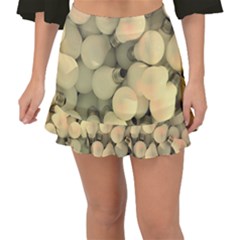 Bulbs Fishtail Mini Chiffon Skirt