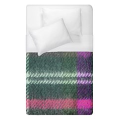 Pink Plaid Flannel Duvet Cover (single Size)