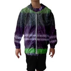 Neon Green Plaid Flannel Hooded Windbreaker (kids) by snowwhitegirl