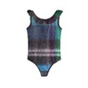 Blue Plaid Flannel Kids  Frill Swimsuit View1