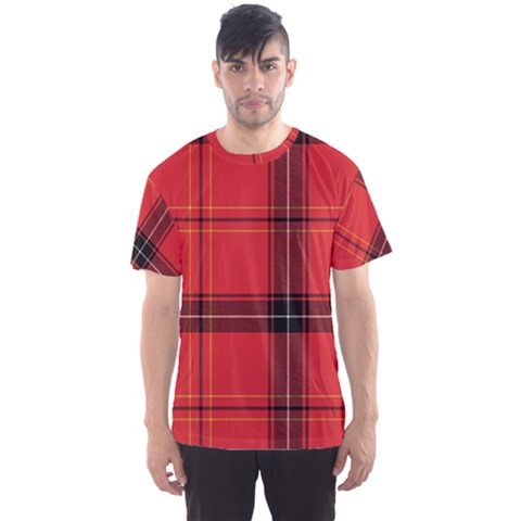 Red Plaid Men s Sports Mesh Tee by snowwhitegirl