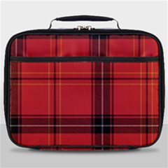 Red Plaid Full Print Lunch Bag by snowwhitegirl